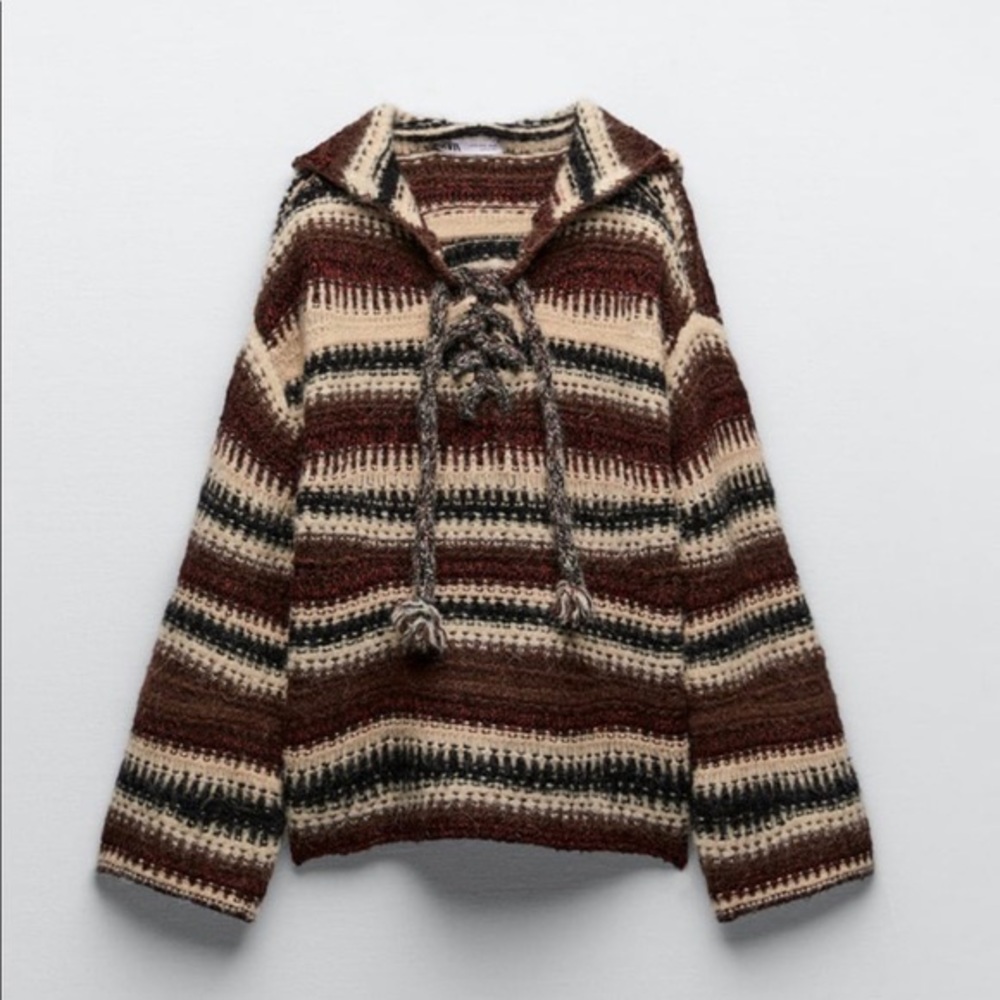 NWT ZARA WOOL ALPACA SWEATER LIMITED EDITION SIZE M 0021/126/104